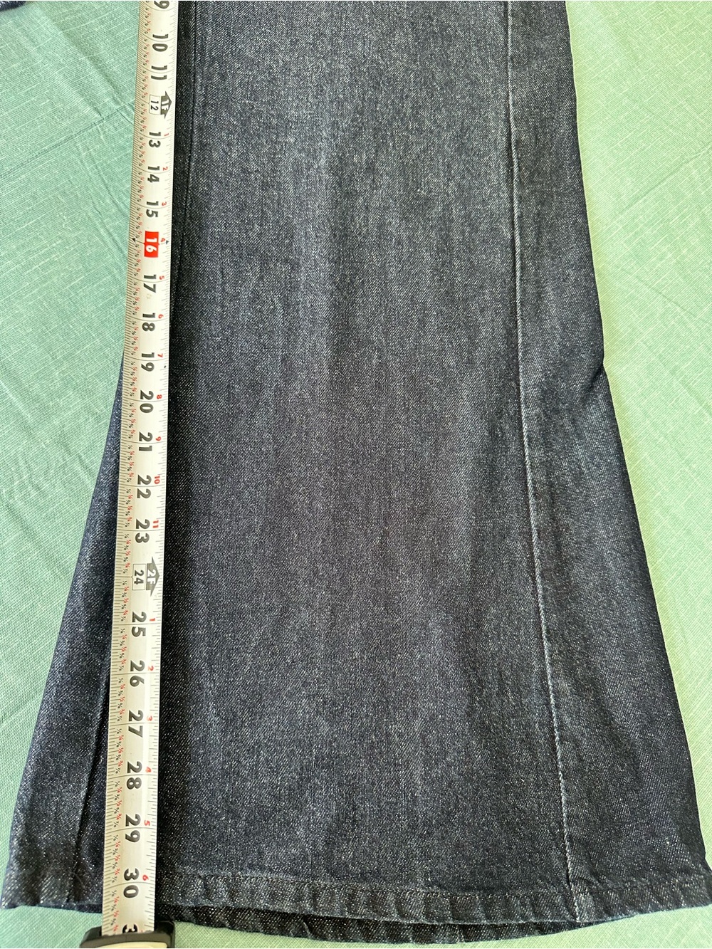 The Adi Mid-Rise Relaxed Flare Pants by Pilcro: Sparkle Edition size 28 - Picture 14 of 15